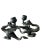 1900 - 1909 Early 19th Century Bronze Neo Gothic Dragon Candlesticks- a Pair For Sale - Image 5 of 8