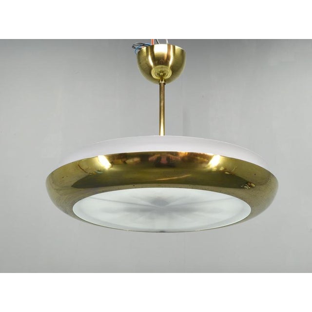 Art Deco UFO Pendant by Josef Hurka, Former Czechoslovakia, 1930s For Sale - Image 13 of 14