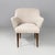 Italian mid-century modern armchairs in fabric and wood, 1940s Pair of armchairs with padded seat, back and armrests...