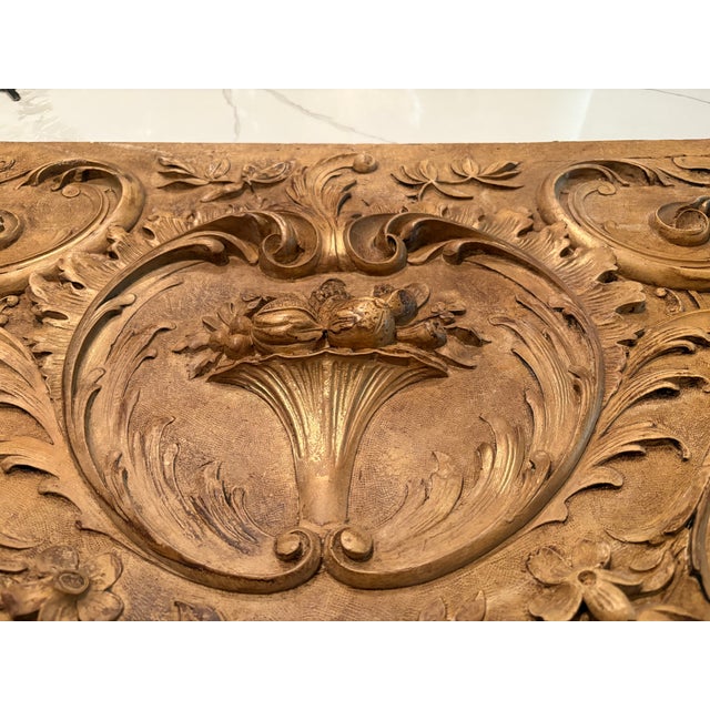 Add classic elegance to your space with this 19th century French painted plaster decor panel. This stunning piece features...