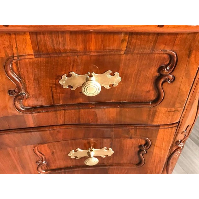 Antique Swiss Baroque Chest of Drawers, 1760 For Sale - Image 4 of 14