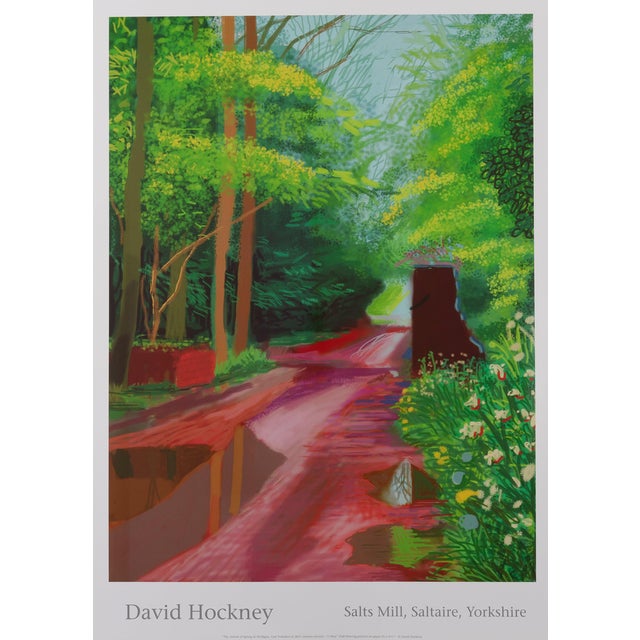 Through the Forest Poster after David Hockney For Sale