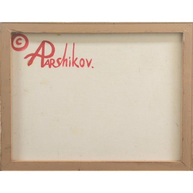 'Still Life of Roses With Fruit', Art Deco Style, Modernist Oil For Sale In Monterey, CA - Image 6 of 6