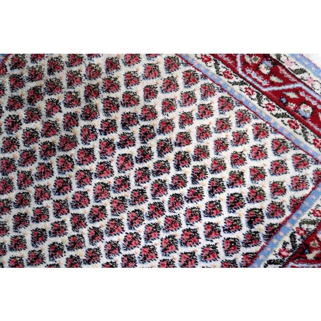 1970s 1970s Handmade Vintage Indian Seraband Rug 3' X 5.3' For Sale - Image 5 of 11