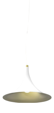 Mika Hanging Lamp in Matt Ral and Galvanic Finish by Aggiolight