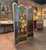 French 19th Century French Hand Painted Arched Four-Panel Folding Screen For Sale - Image 3 of 8