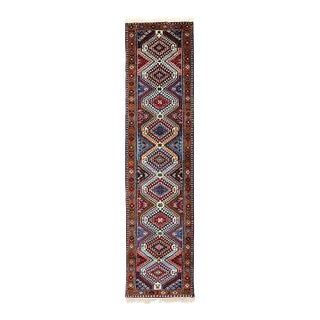 Fine Hand Knotted Persian Yalameh Runner For Sale