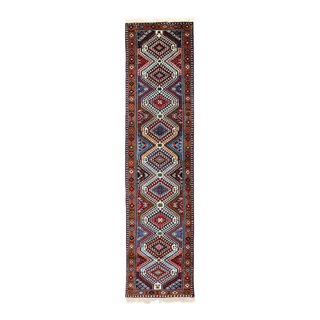Fine Hand Knotted Persian Yalameh Runner For Sale