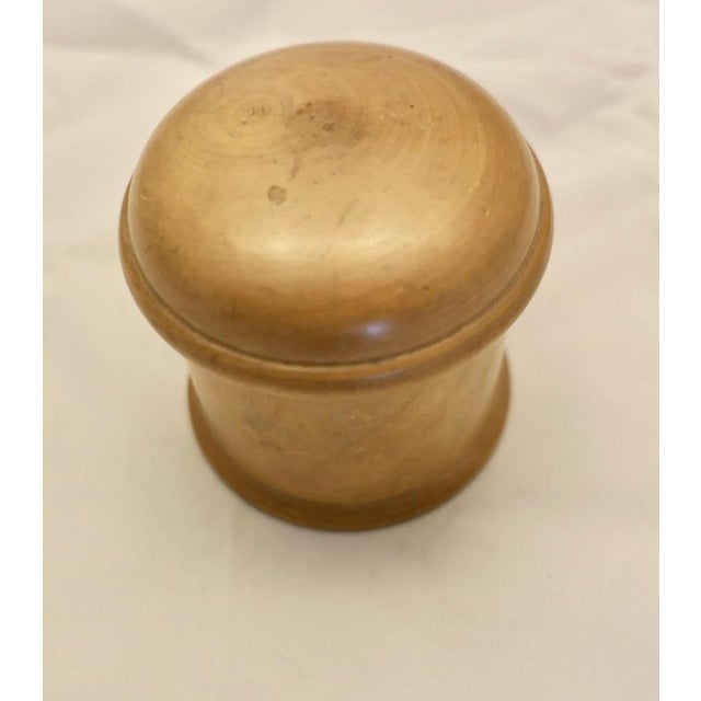 Hand Made Sycamore Treen Pots 1 with Miniatures, Set of 3 For Sale - Image 3 of 7