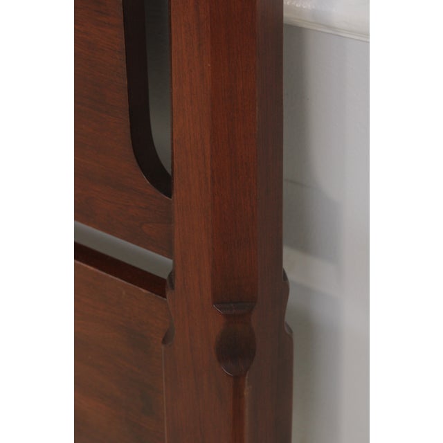 Henkel Harris Queen Size Cherry Poster Bed Headboard For Sale - Image 13 of 14