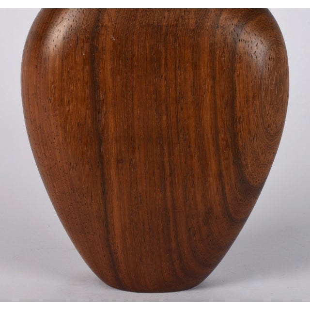 Mid-Century Modern Mid Century Modern Modernist Studio Turned Wood Weed Pot Vase For Sale - Image 3 of 11