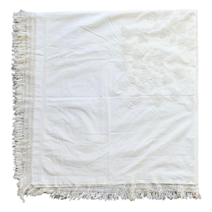 Late 1800s Antique Candlewick Bed Cover -
