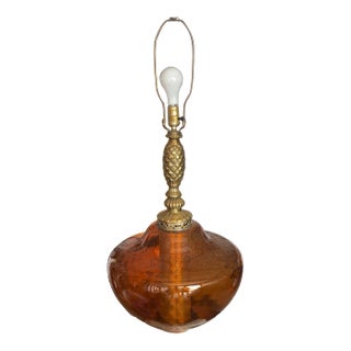 Vintage Hollywood Regency Style Table Lamp, Possibly Manufactured by Ef & Ef Industries in the 1970s. For Sale