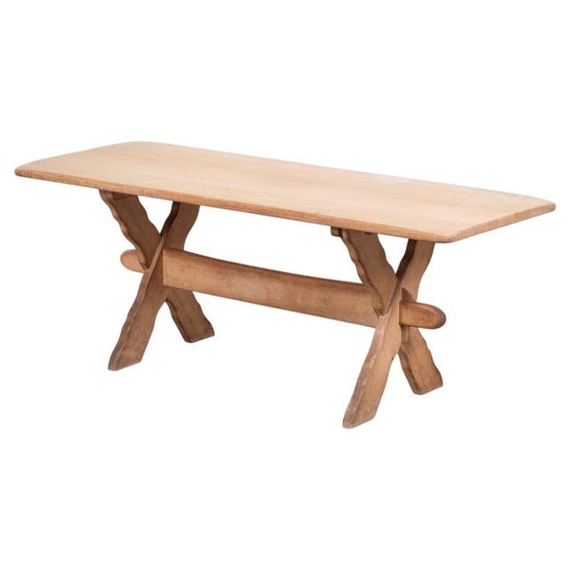 Oak Coffee Table by Henning Kjærnulf, Denmark, 1960s For Sale - Image 9 of 9