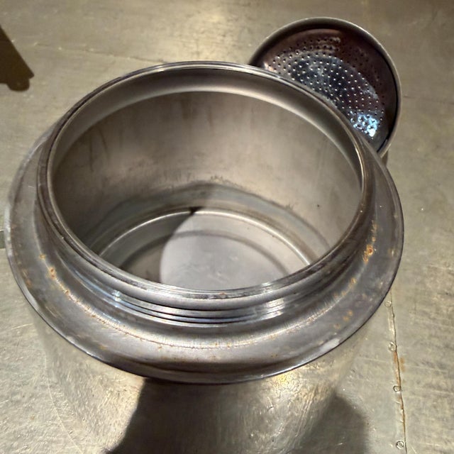 Vintage Gaggia Stainless Steel Stovetop Espresso Maker Inox Moka Pot For Sale - Image 12 of 13