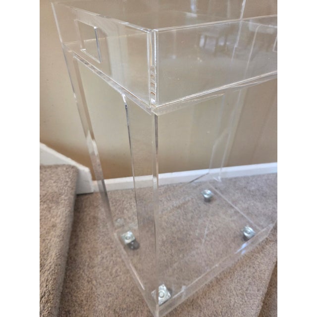 Chelsea House Lucite Bar Cart, Attributed For Sale - Image 13 of 13