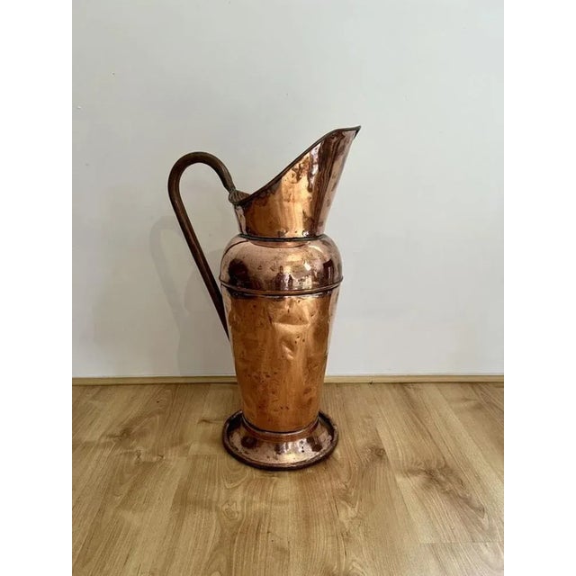Metal Large Victorian Copper Jug, 1850s For Sale - Image 7 of 7