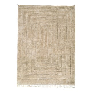 Hand-Knotted Wool Premium Rug by Azele Studio For Sale