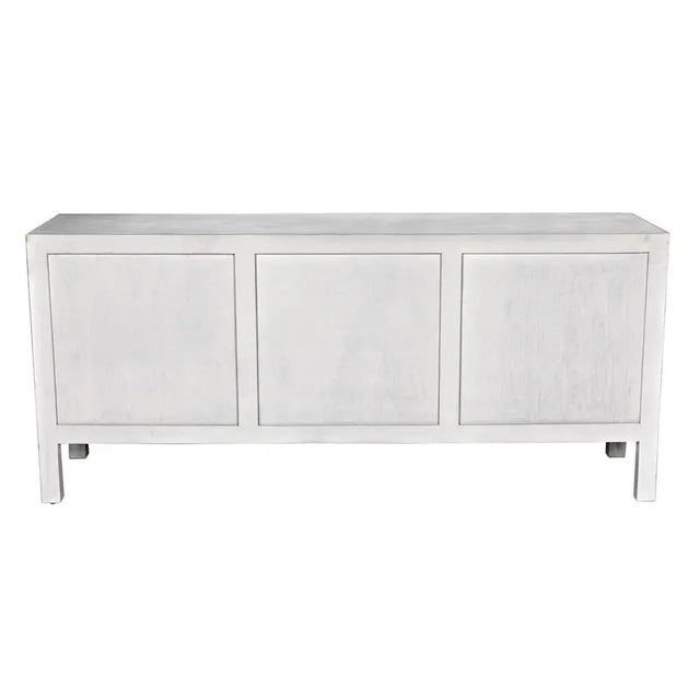 NOIR Conrad 9 Drawer Dresser, White Wash For Sale - Image 10 of 11