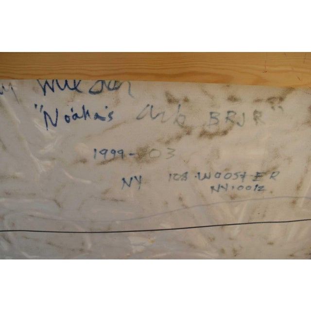 Jay Milder, Oil and Volcanic Ash on Canvas, Noah's Ark, 1999 - 2003 For Sale - Image 10 of 10