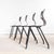1960s Laminated Ebonised Gun Metal Dining Chairs, 1960s For Sale - Image 5 of 12