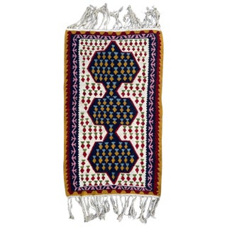 Vintage Senneh Kilim For Sale