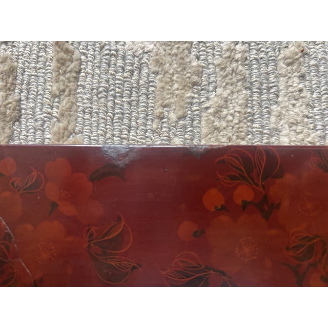 Aesthetic Movement Decorated Lacquer Mirror, Late 19th Century For Sale In Philadelphia - Image 6 of 11