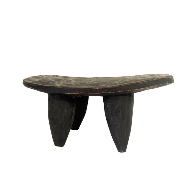 Vintage African Carved Wood Senufo Table/Stool 14.5" W For Sale In New York - Image 6 of 7