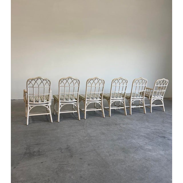 Wood Boho Chic McGuire Bamboo Dining Set For Sale - Image 7 of 15