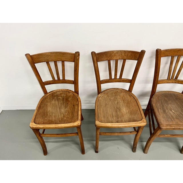 Vintage Bistro Chairs, 1960s, Set of 5 For Sale - Image 13 of 15