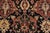 Heriz Rug 5’11” X 8’9” Black Wool Vintage Traditional Hand-Knotted Carpet For Sale In Philadelphia - Image 6 of 15