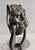 English Large Vintage Bronze Leopard Head Door Knocker, Circa 1940 For Sale - Image 3 of 11