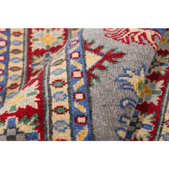 Textile Vintage Pakistani Kazak Rug, 02'09 X 17'00 For Sale - Image 7 of 12