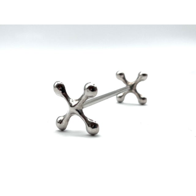 Vintage Space Age Silver-Plated Knife Rest Jacks from WMF, 1960s, Set of 6 For Sale - Image 15 of 18