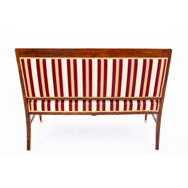 Wood Antique Living Room Set, 1890, Set of 3 For Sale - Image 7 of 14