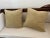2000 - 2009 Pair of Cut Velvet Pillows Feather Down Inserts For Sale - Image 5 of 5