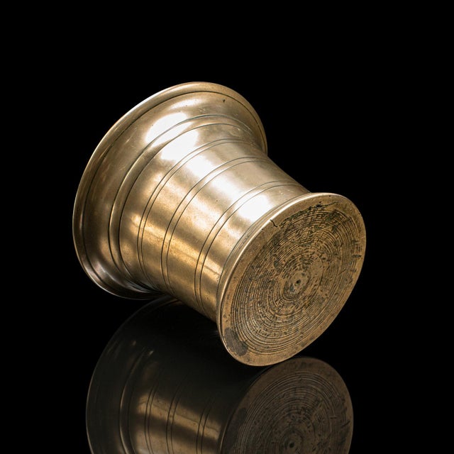 1720's Duo of Antique Mortars Pestle For Sale - Image 10 of 11