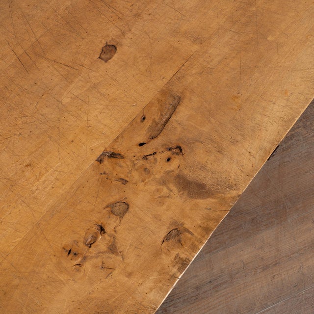 Rustic White 20th Century Pine Farmhouse Coffee Table For Sale - Image 9 of 14