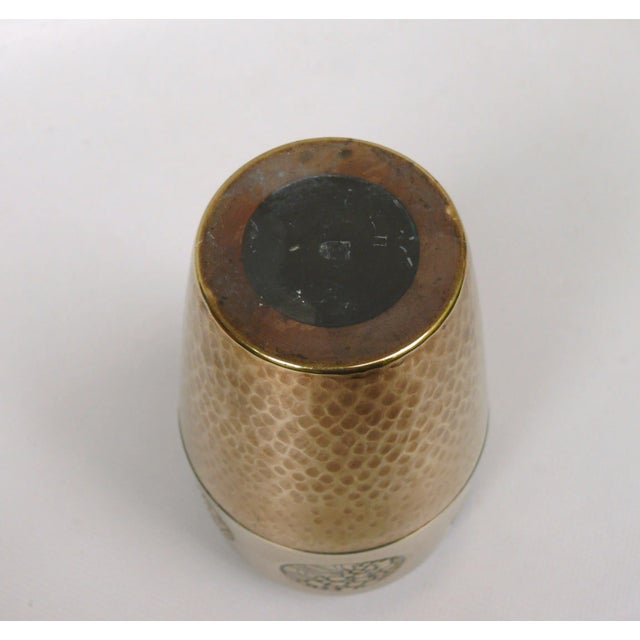 Metal Art Noveau Brass Vase from WMF, 1890s For Sale - Image 7 of 10