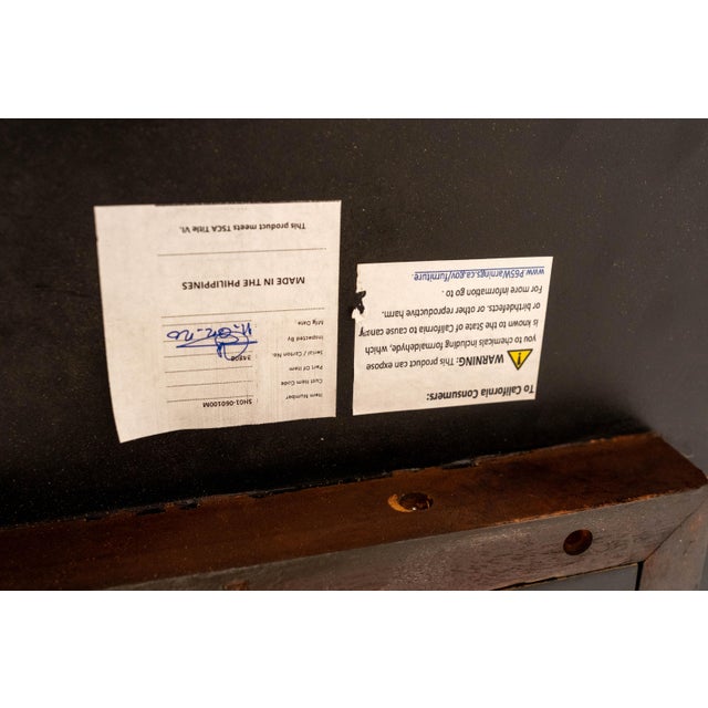 Scarborough House Round Leather Top Center Table For Sale - Image 18 of 18