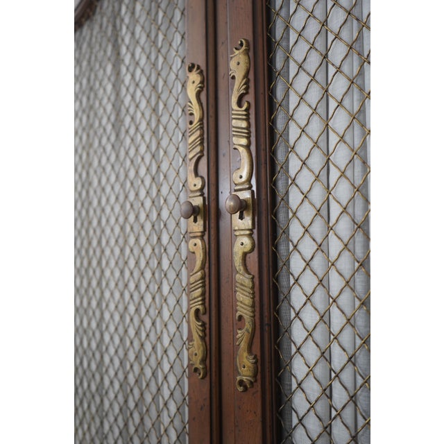 Bodart Country French Secretary Desk Bookcase Top For Sale - Image 12 of 17