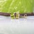 Peridot Four-Prong Stud Earrings in Solid 14k Gold - Oval, 7×5mm - Fine Jewelry, Pair For Sale - Image 4 of 6