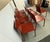Italian Oxblood Leather Dining Side Chairs, Set of Eight For Sale In San Francisco - Image 6 of 12