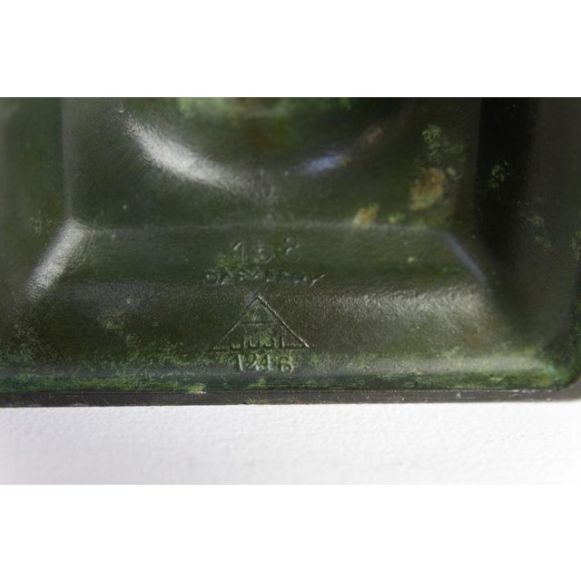 1930s Art Deco Danish Candelabra in Disko Metal from Just Andersen, 1930s For Sale - Image 5 of 18