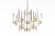 Metal Mid-Century Italian Chandelier by Gaetano Sciolari, 1960s For Sale - Image 7 of 12