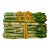 1940s Vintage Majolica French Hollywood Regency Trompe L’Oeil Asparagus Box. For Sale