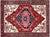 Red Antique Persian Serapi Carpet For Sale - Image 8 of 14
