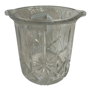 Late 20th Century Gorham Crystal Ice Bucket “Lady Anne” Pattern