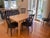 Tan Versatile Wood Dining Table For Sale - Image 8 of 10