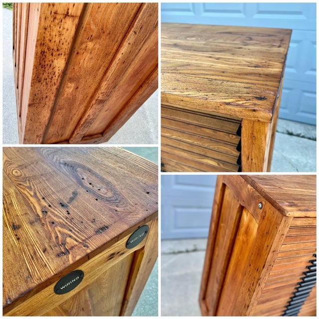 Printer Press Flat-File Drawer Chest With Letter-Blocks | by Hamilton Mfg Co For Sale - Image 10 of 12